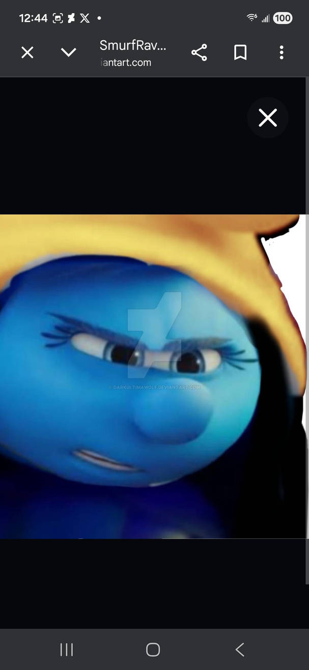 Smurf Reven Ripper SmurfRaven Angry by DarkUltimaWolf on DeviantArt