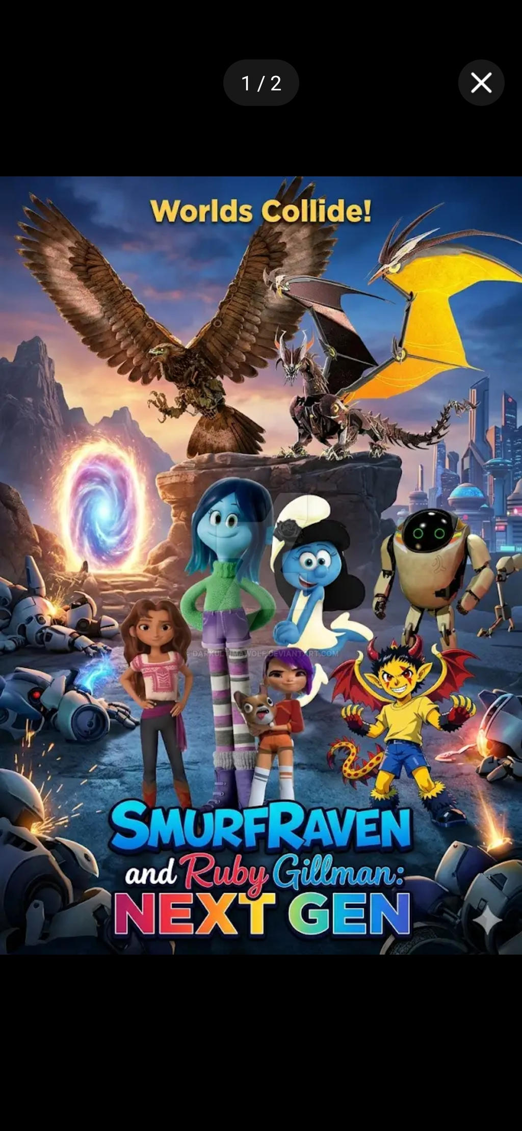 Smurf Reven Ripper SmurfRaven And Ruby Gillman NEXTGEN:Poster by DarkUltimaWolf on DeviantArt