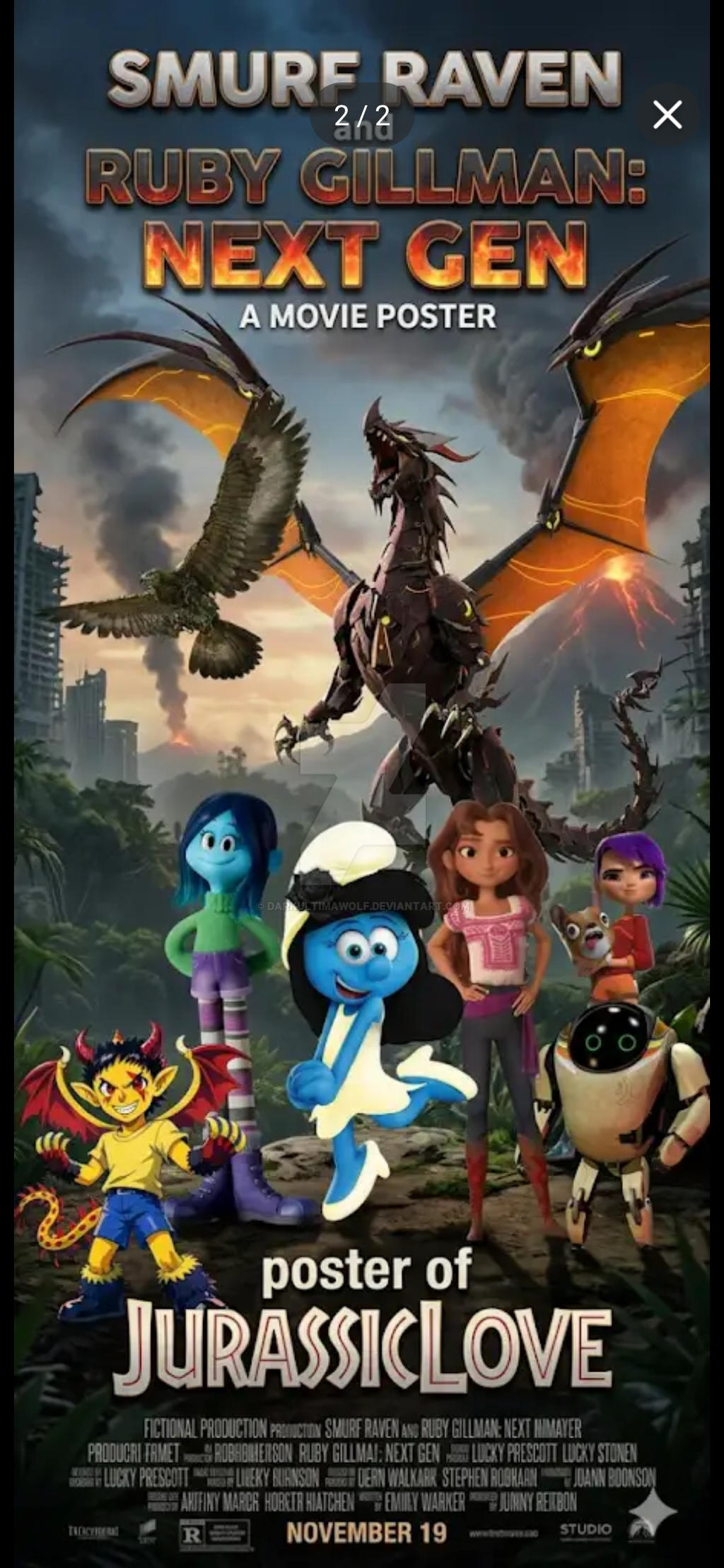 Smurf Reven Ripper SmurfRaven And Ruby Gillman:NEXTGEN Poster2 by DarkUltimaWolf on DeviantArt