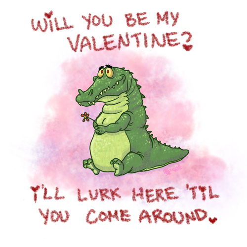 Valentines 2012 - Crocodile