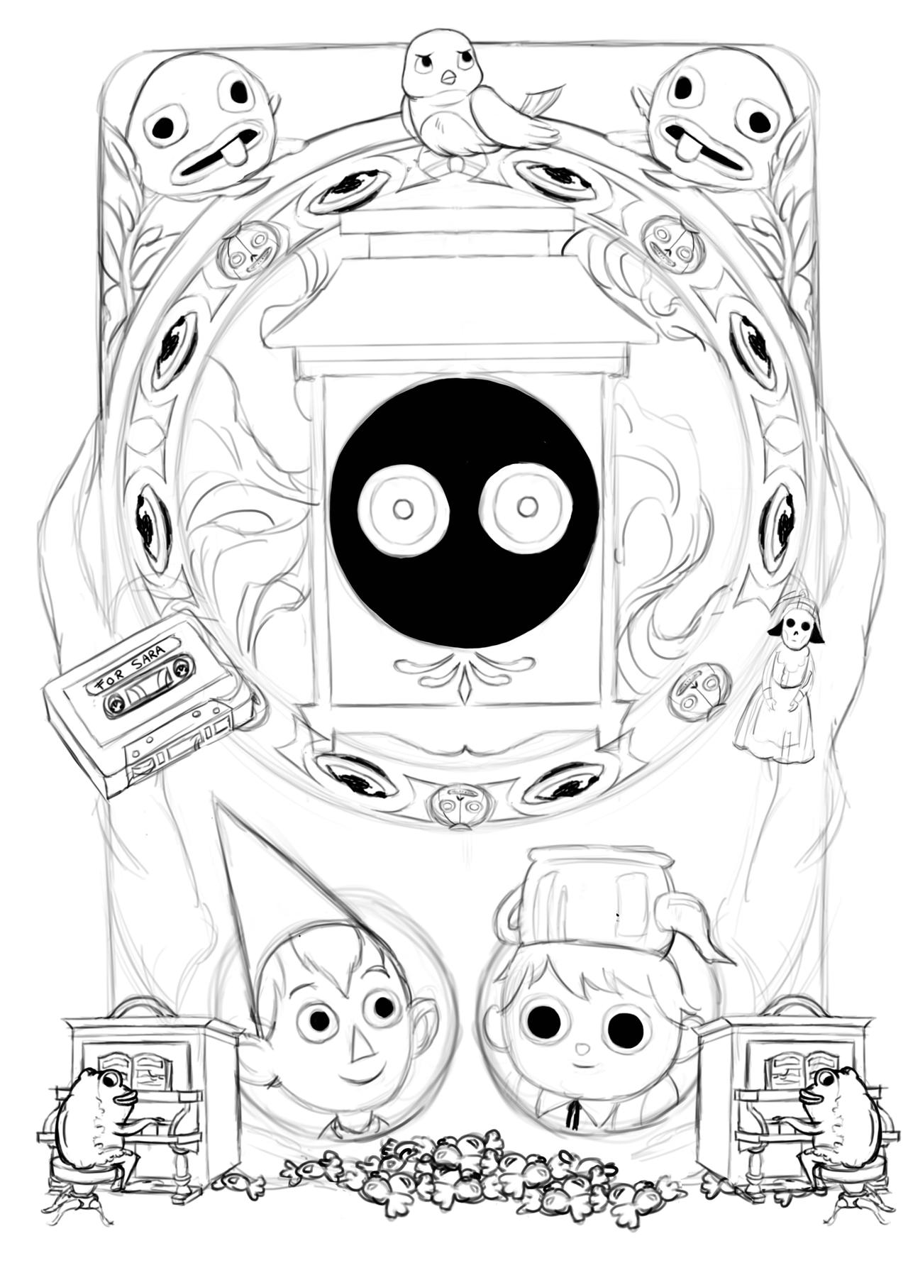 Over The Garden Wall - Print Sketch by ci-designs on DeviantArt