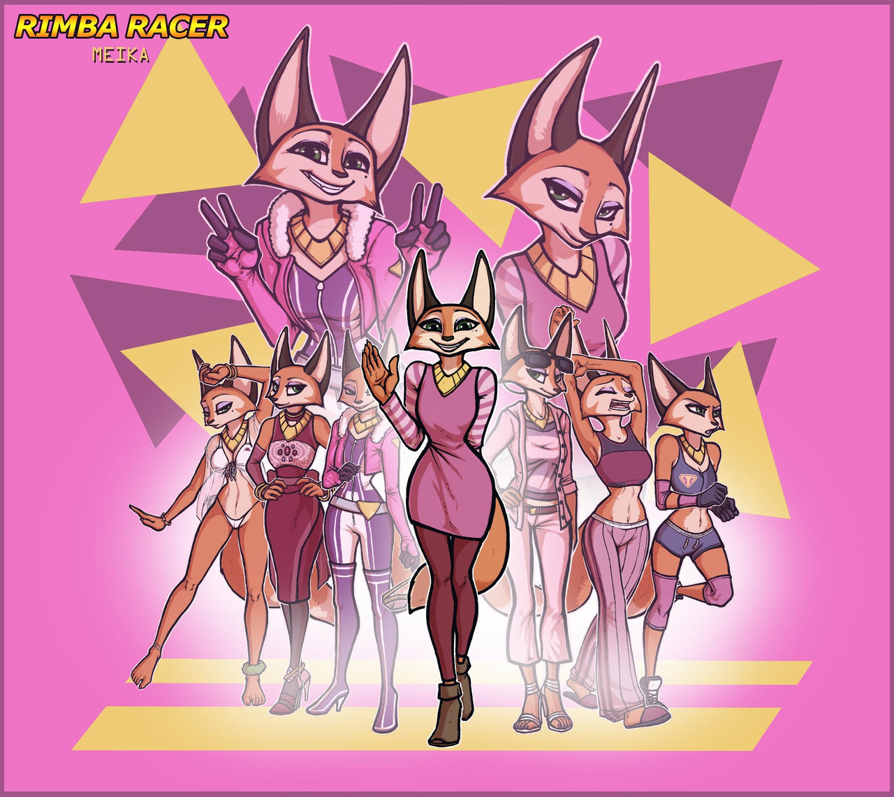 Rimba Racer - Meika Background by NikeMike34