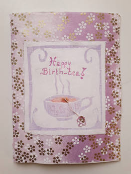 Tea cup card