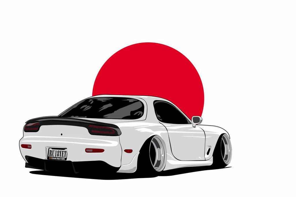 Cartoon Easy Rx7 Mazda RX-7 by francocosta02 on DeviantArt