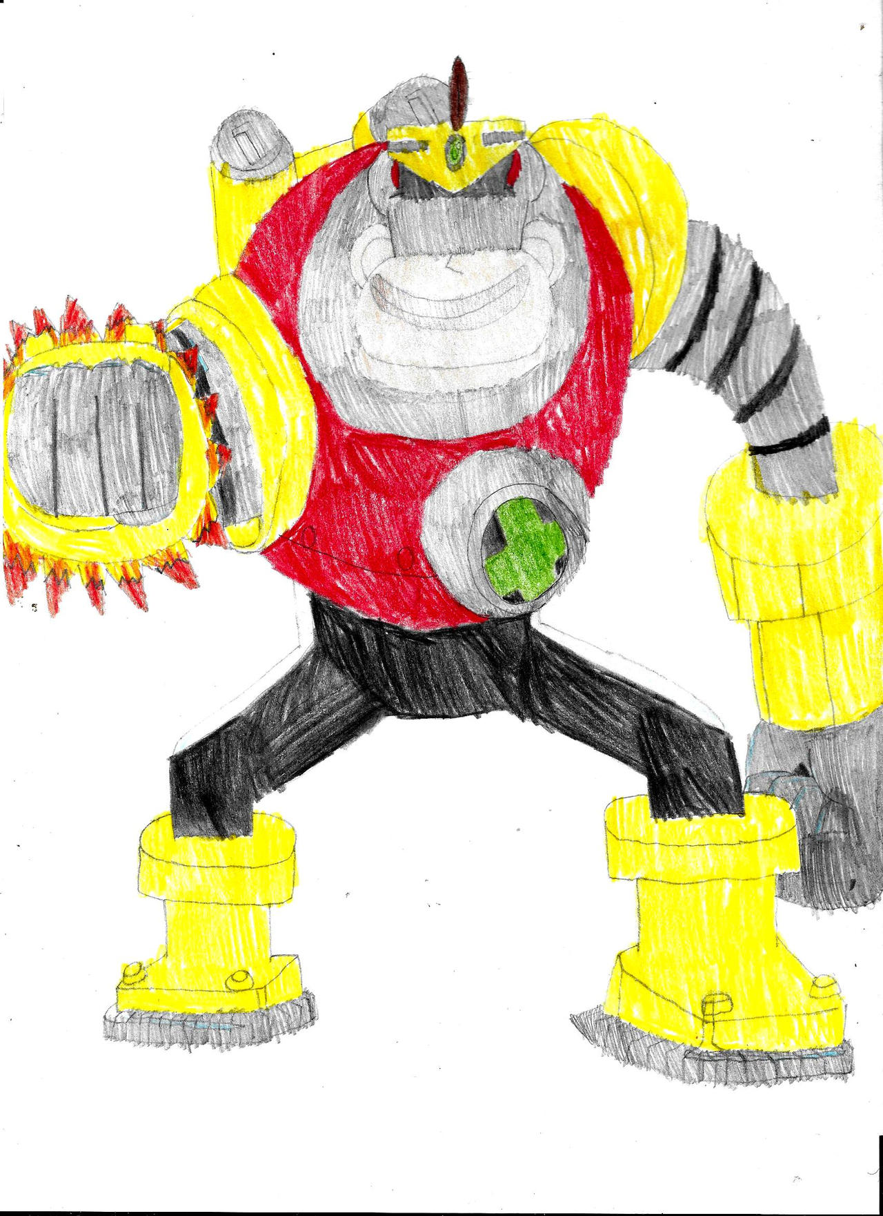 Crossfusion Gutsman by alienforcefan on DeviantArt