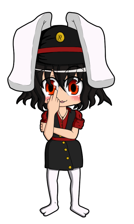 Tewi udongein inaba touhou chibi la mazmorra de ar