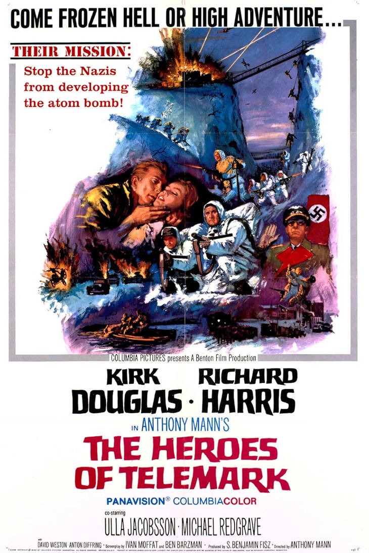 Telemark Drawing The Heroes of Telemark 1965. by 90GreatWestern on DeviantArt