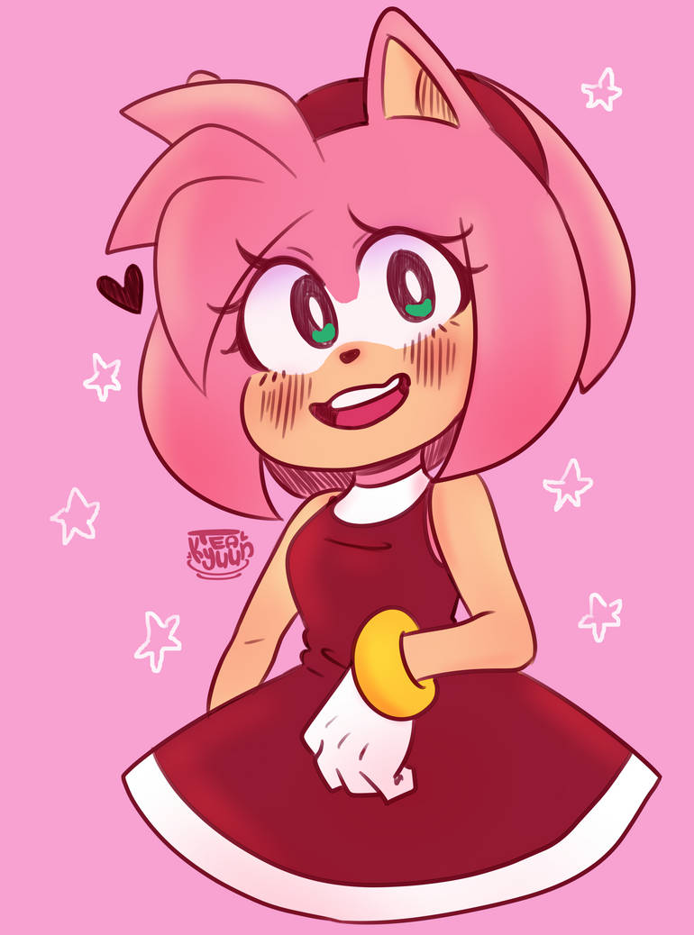 Amy Rose doodle by turquoistars on DeviantArt