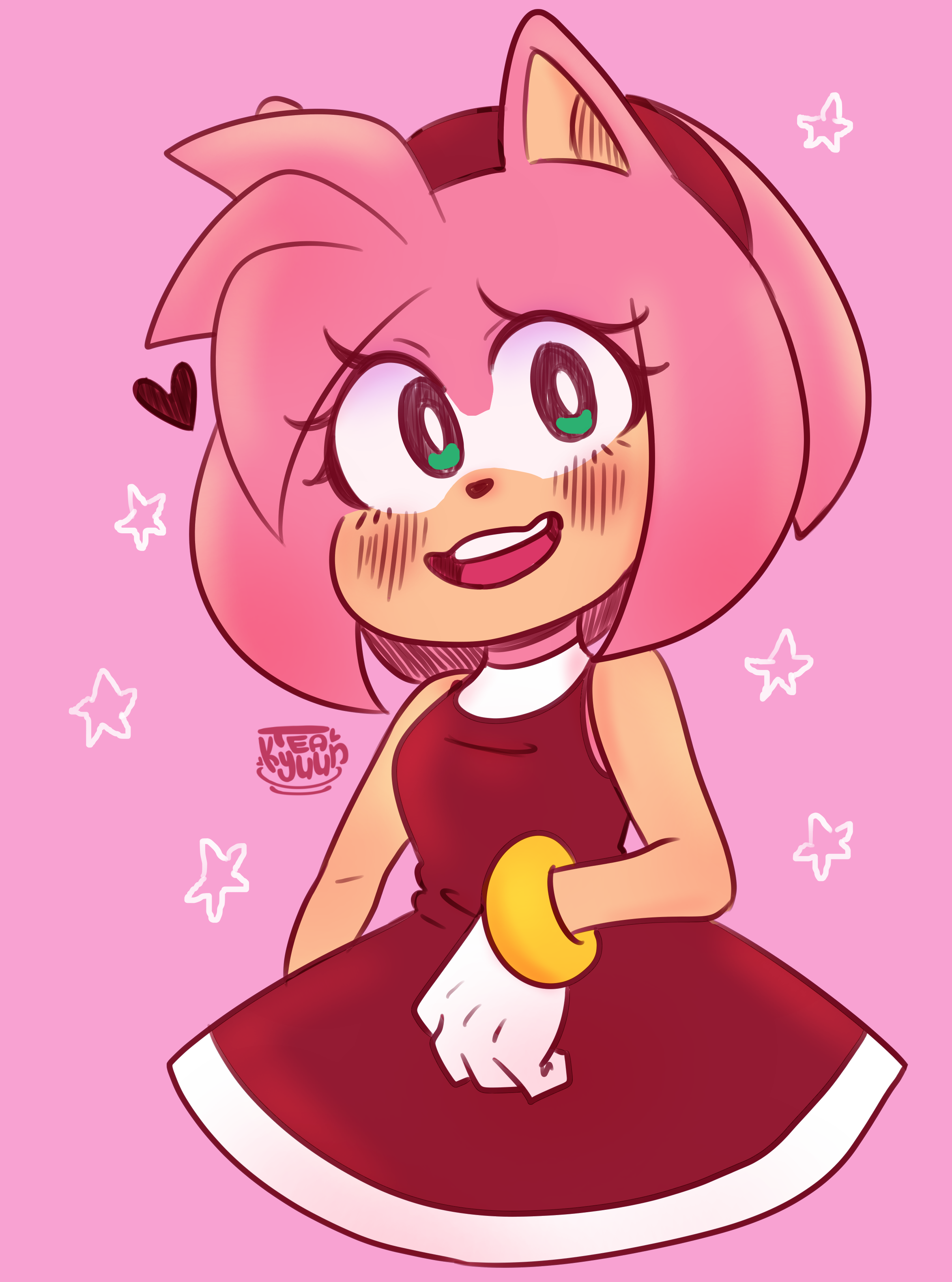 Amy Rose doodle by turquoistars on DeviantArt