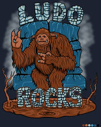 Ludo Rocks!! t-shirt design