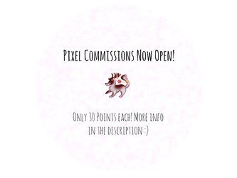 Pixel Commissions CLOSED THROUGH DECEMBER!