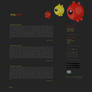 yellow-red blog layout