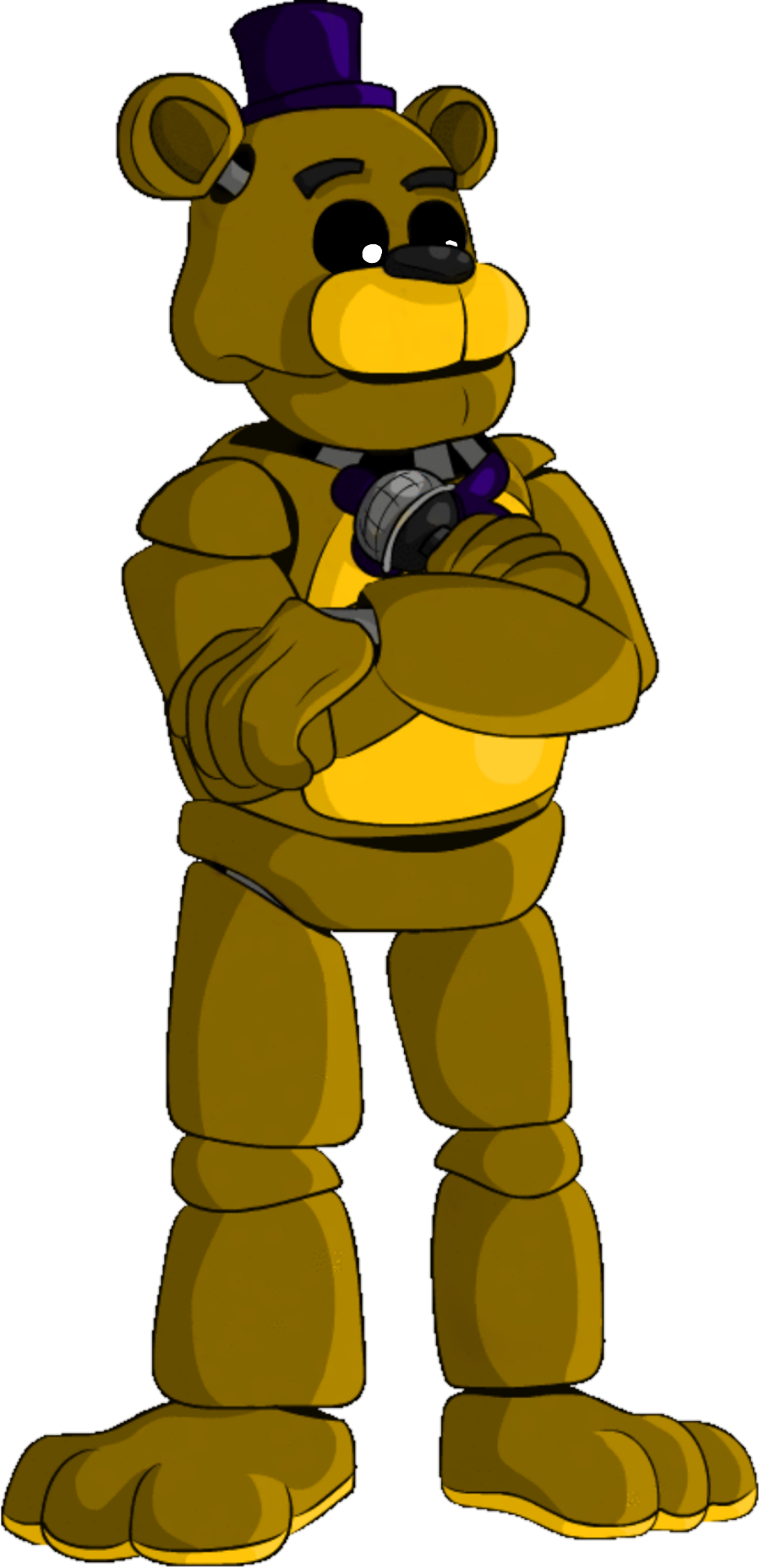 theo_catface على X: ucn yellow bear #fnaf #fredbear #fnafucn