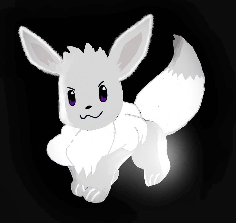 Shiny Eevee by KurdossArt on DeviantArt