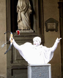 Cupid-Mime at Uffizi