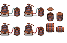 barrels tiles