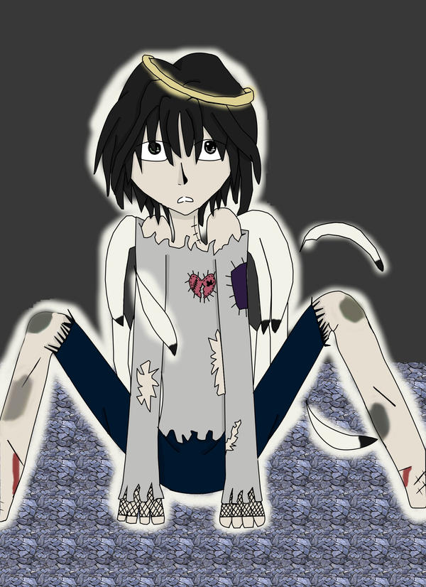 fallen angel kade coloured by kamichamakarinfan94 on DeviantArt