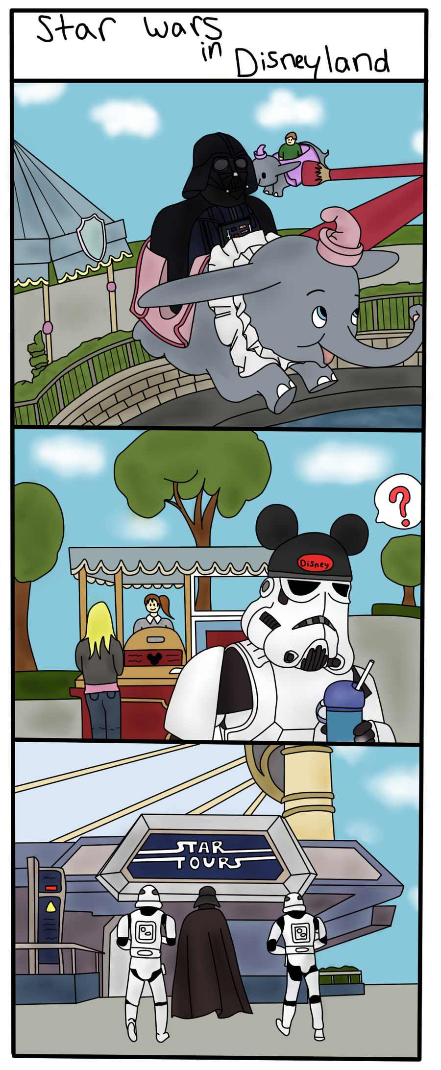 star wars in disneyland