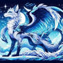 Fantastic Creatures Ice Wolf Dragon Libellus