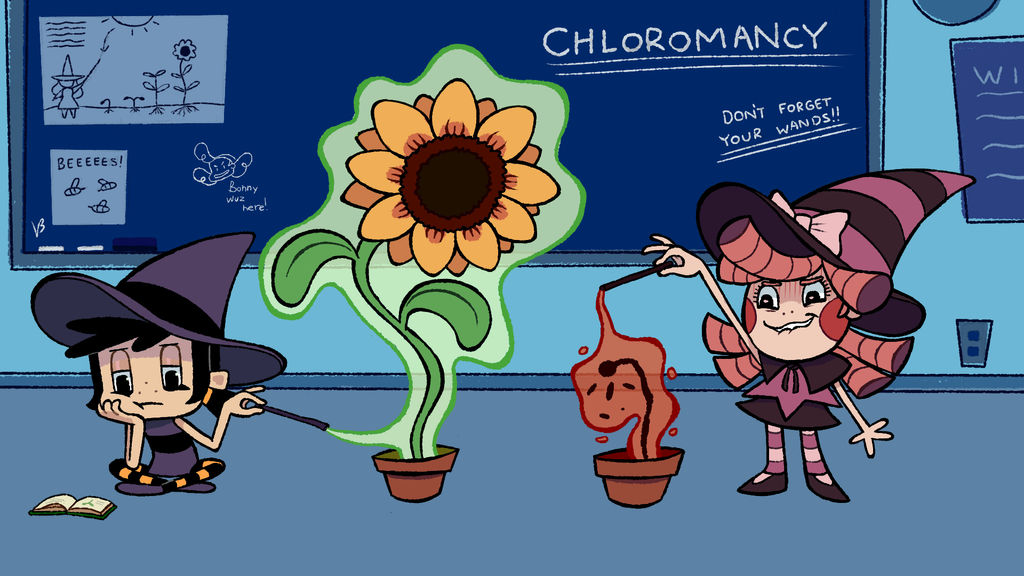 Witch Girl Chloromancy by Roxlyn166 on DeviantArt