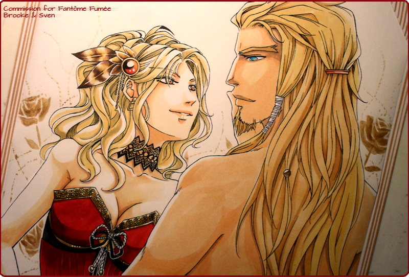 ::Commish:: Brooke + Sven for Fufu by CloverDoe