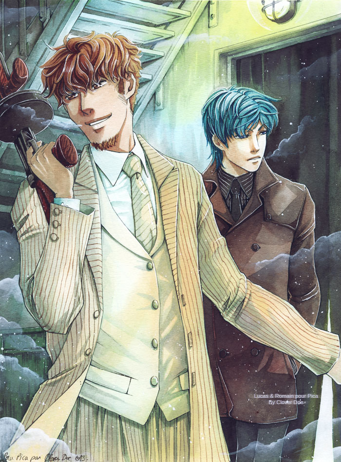 ::Commish:: Lucas + Romain 40's by CloverDoe