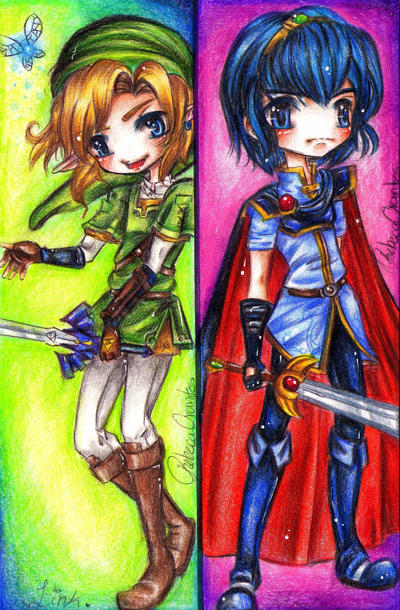 SSBB Book Marks: Link, Marth