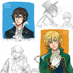 Pandora hearts - Sketches