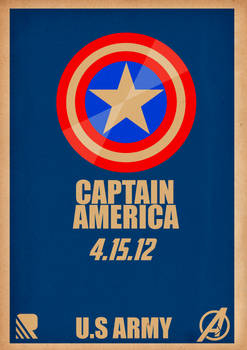 Minimalism Captain America