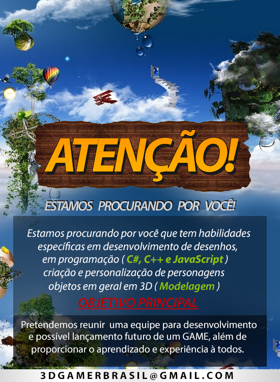 3DGAMER BRASIL - RECRUTANDO v2