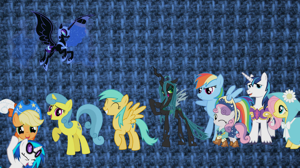 MLP Blue Fabric Wallpaper by MLPSuper24 on DeviantArt