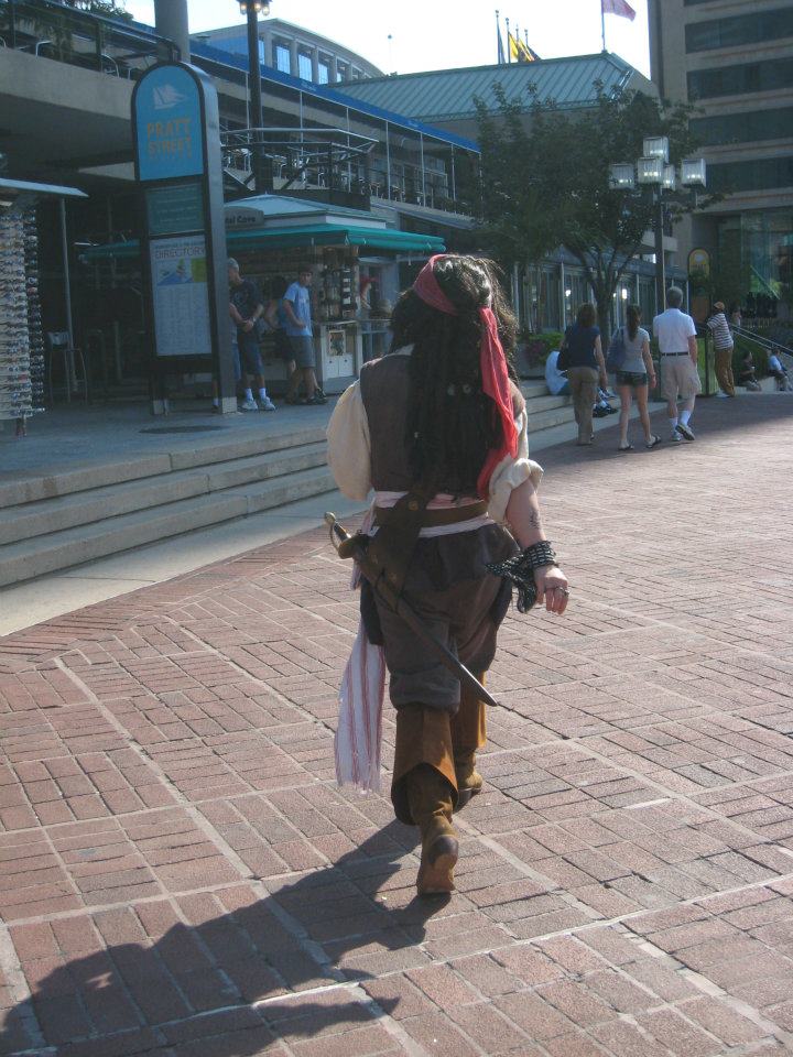 Captain Jack Sparrow walk