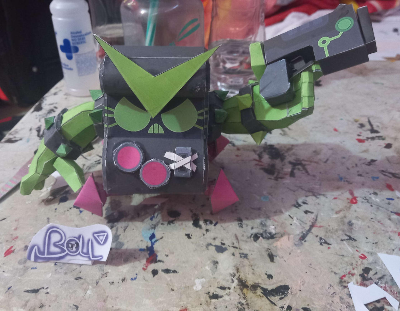 Color Virus Craft 8 Bit Virus Papercraft by alonso76 on DeviantArt