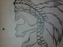 Indian Chief Skull