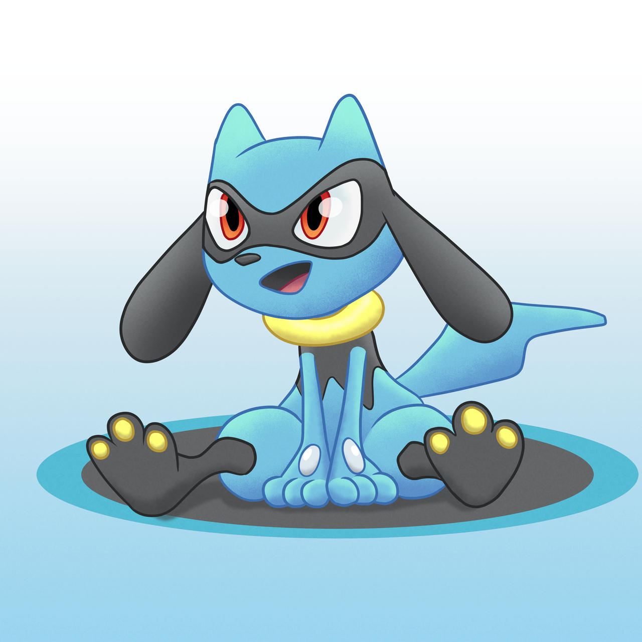 Riolu! by DudeRedBlue on DeviantArt