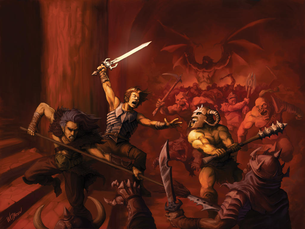 Demonic Combat Demon Battle by WillOBrien on DeviantArt