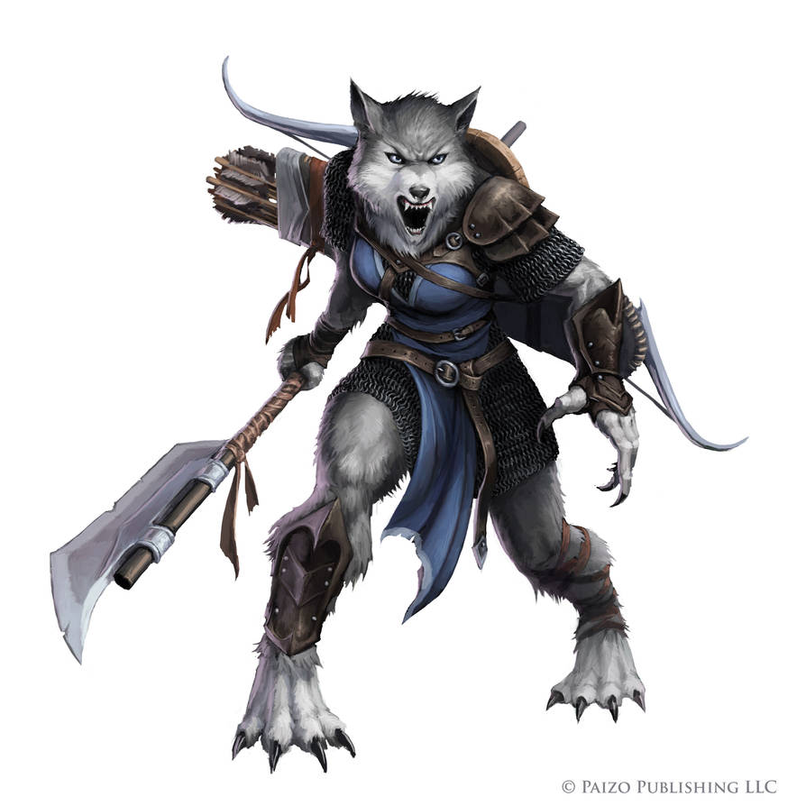 Pathfinder: Silverblood werewolf by WillOBrien on DeviantArt