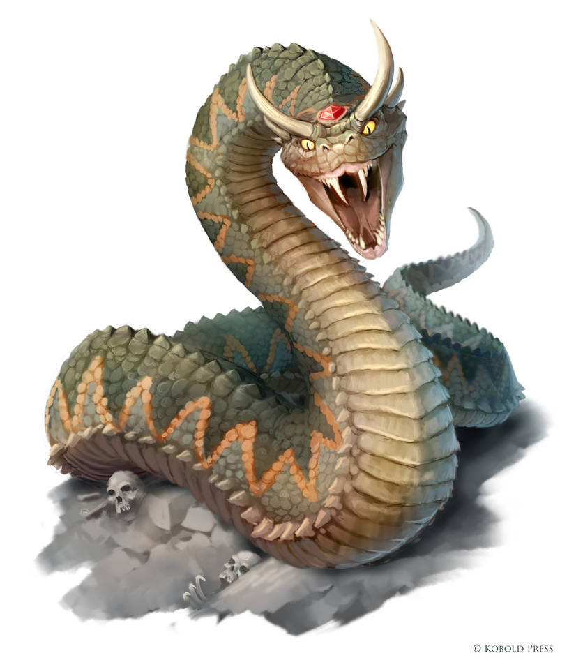 Horned Serpent by WillOBrien on DeviantArt