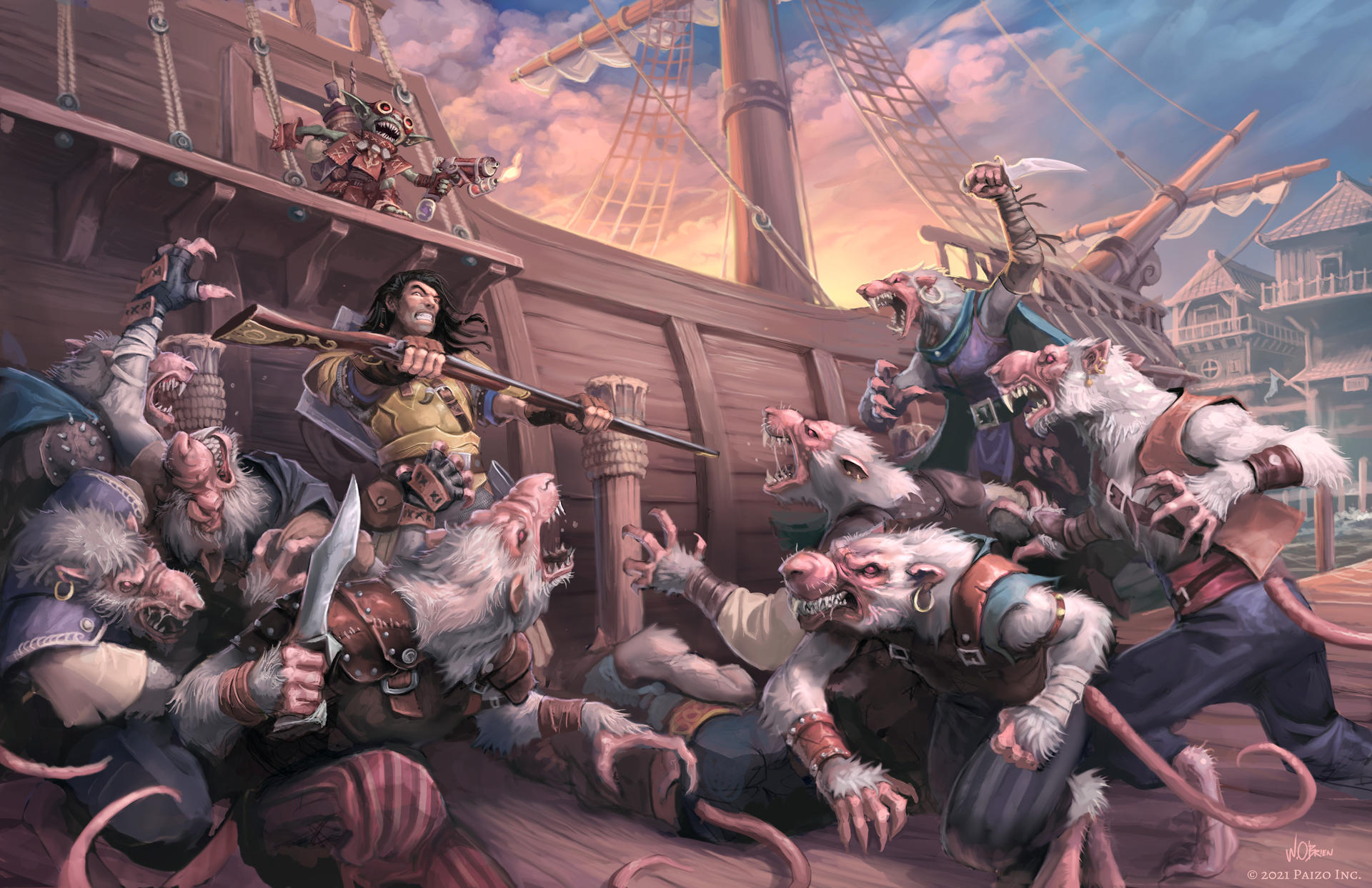 Pathfinder: Wererats! by WillOBrien on DeviantArt