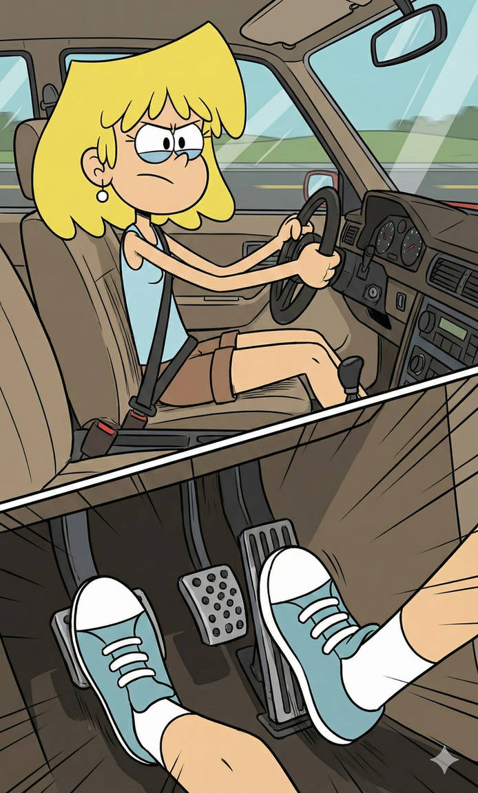 Lori Loud Pedal Pumping With Sneakers By Looka182 On DeviantArt lori-loud-pedal-pumping-with-sneakers-by-looka182-on-deviantart