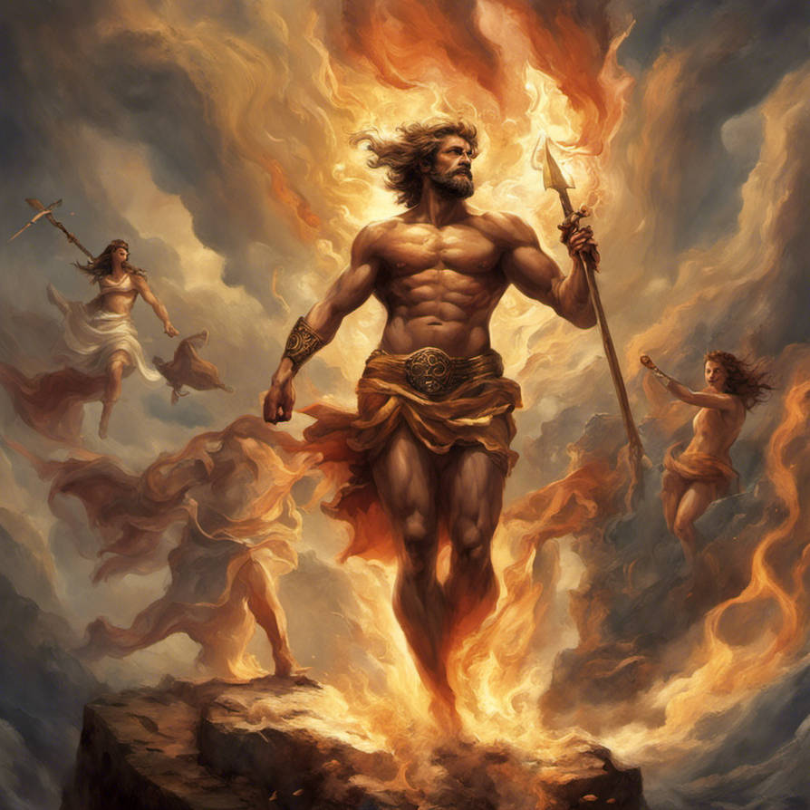 Octane Fire God mythological fire god by witopia on DeviantArt