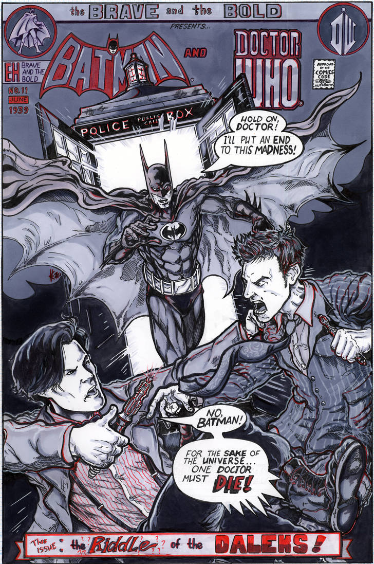 Batman and Doctor Who by ElvinHernandez
