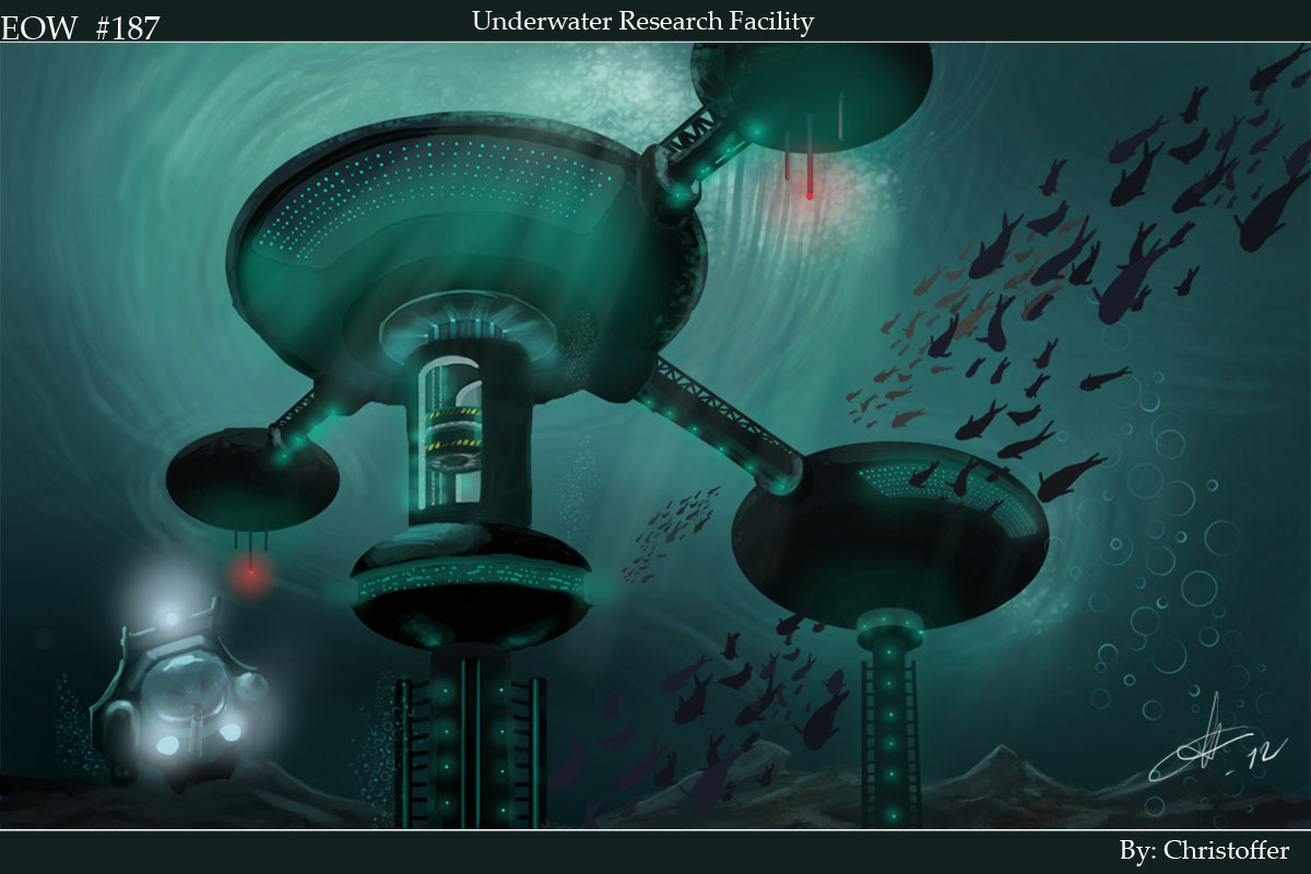 Underwater research facility.