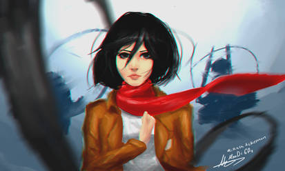 mikasa ackerman ... fanart 2