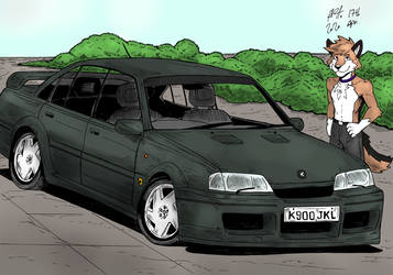 JackalRhapsody character with car