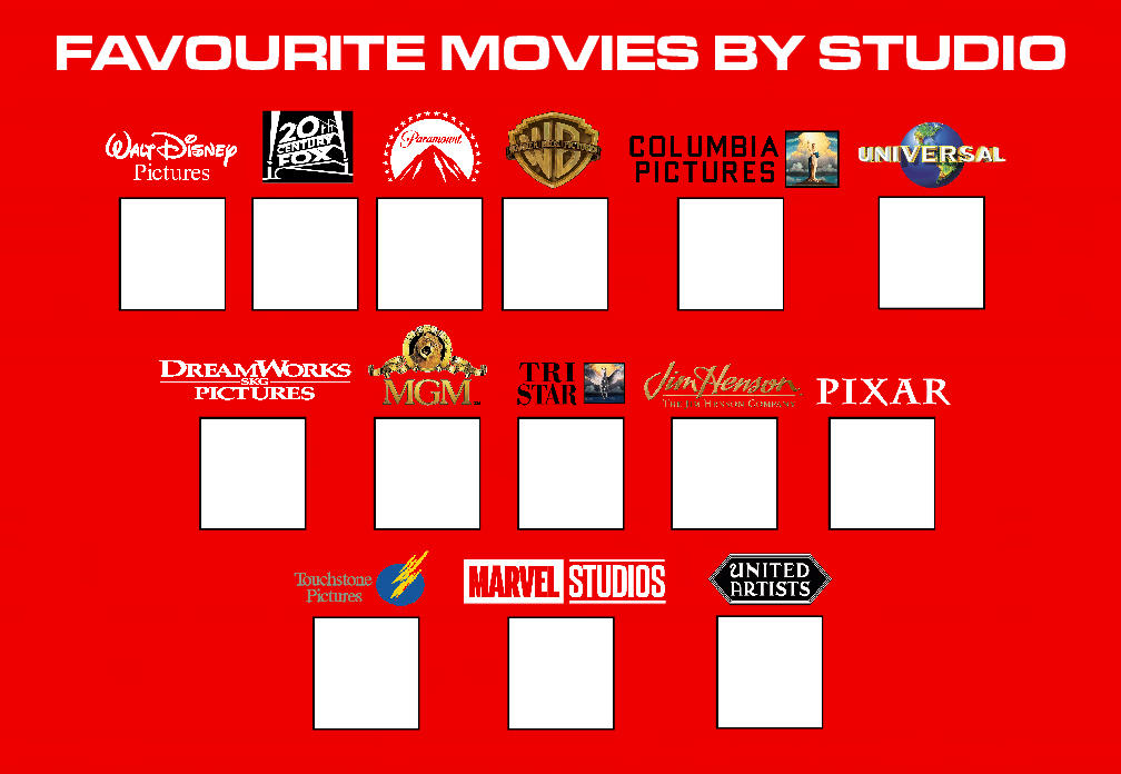 Favourite Movies By Studio Template by Anderfan1978 on DeviantArt Favourite Movies By Studio Template by Anderfan1978 on DeviantArt