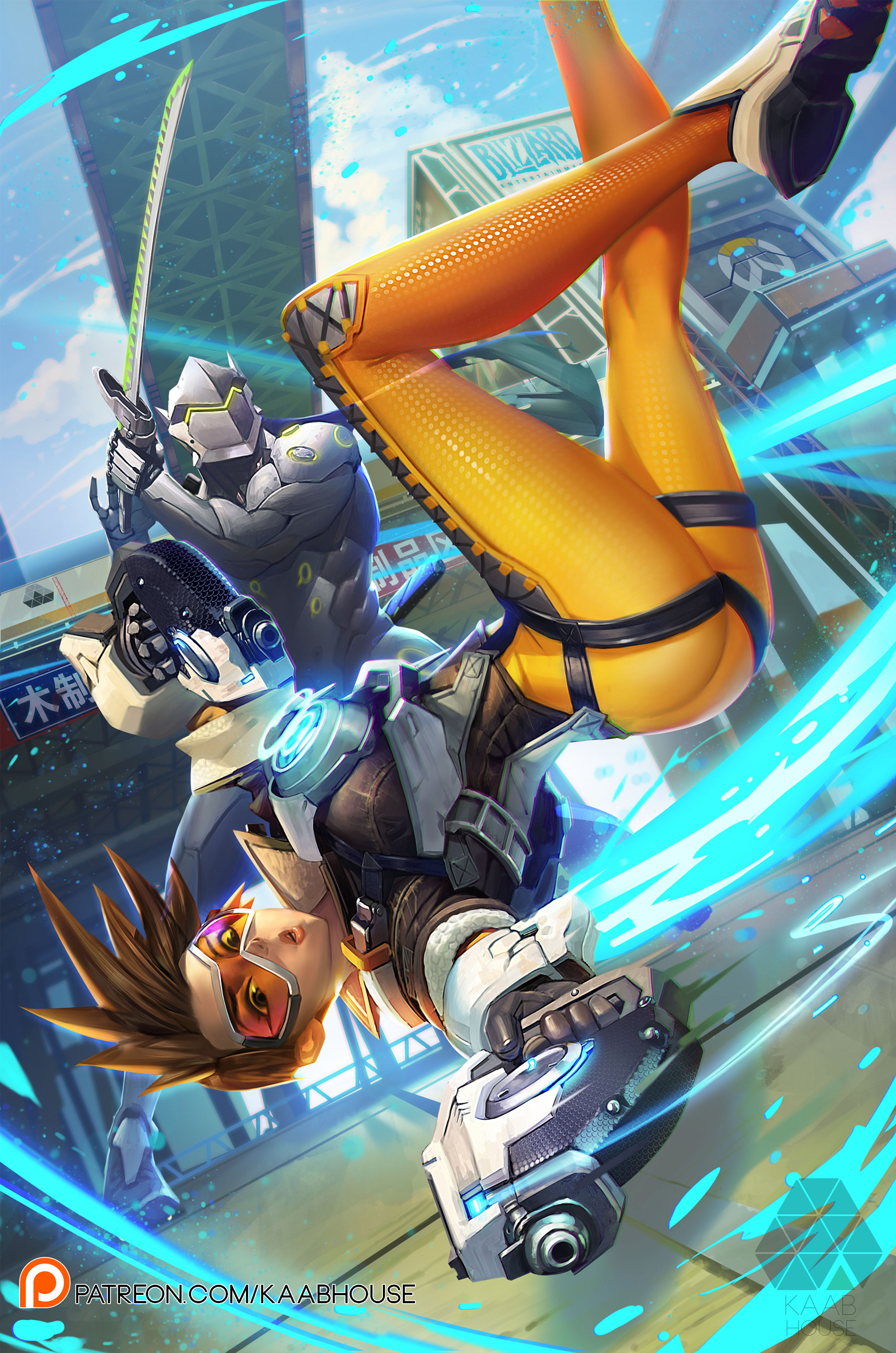 Fan art Tracer - Overwatch by AshiroK-on on DeviantArt