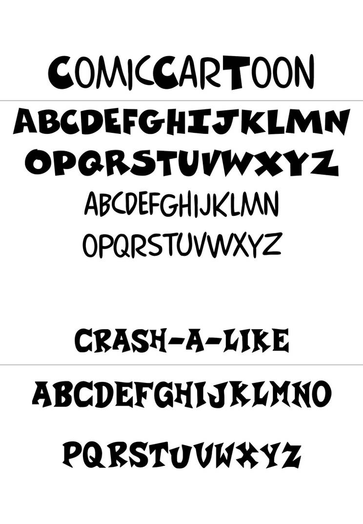 Crash Bandicoot Official Font by SGGaming786 on DeviantArt