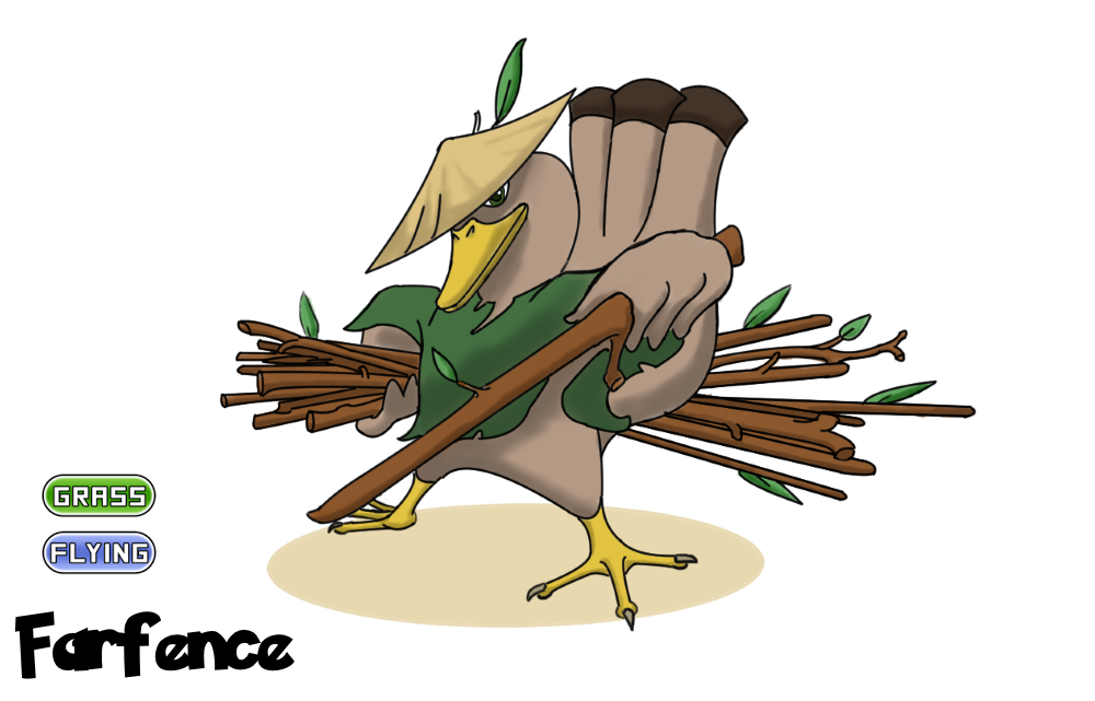 Farfetch'd Evolution by Urbinator17 on DeviantArt