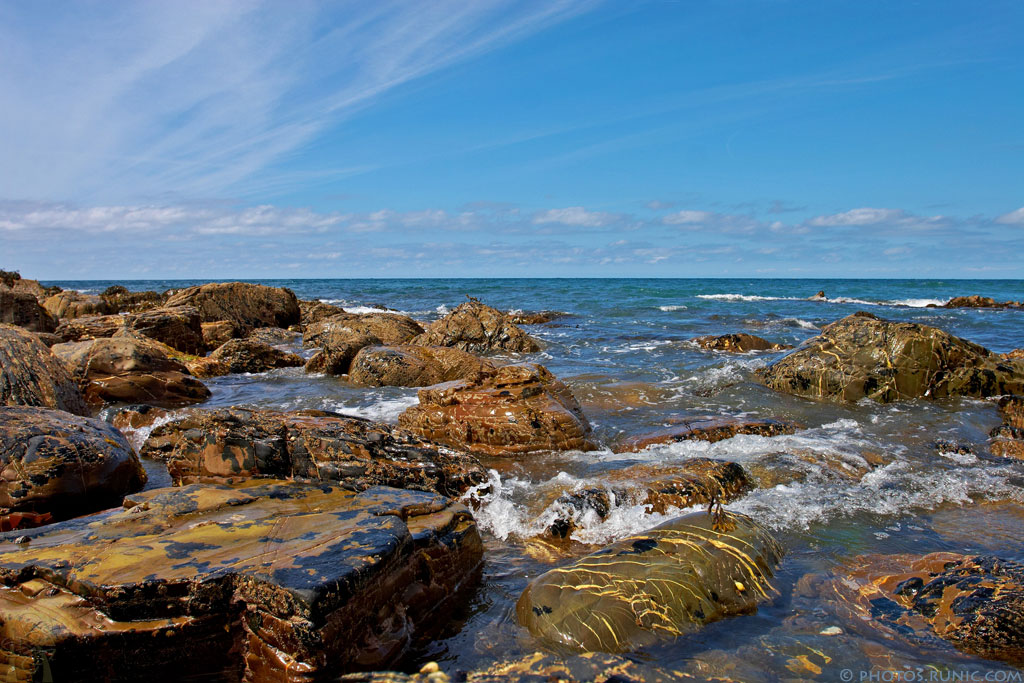 Rocks at Millook Haven